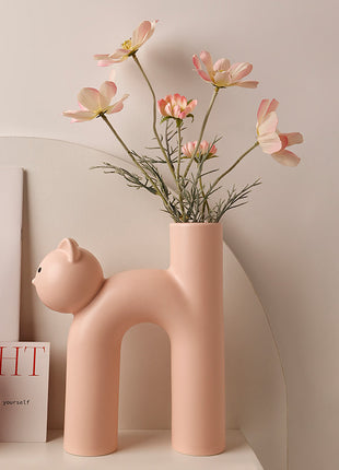 Cute Cat Vase