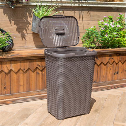 Plastic Rattan Woven Storage Anti-dirty Laundry