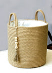 Cotton And Linen With Lining / Diameter 26 High 20