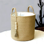 Cotton And Linen With Lining / Diameter 26 High 20