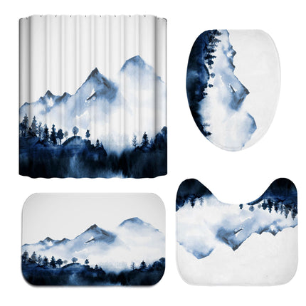 Chinese Landscape Shower Curtain