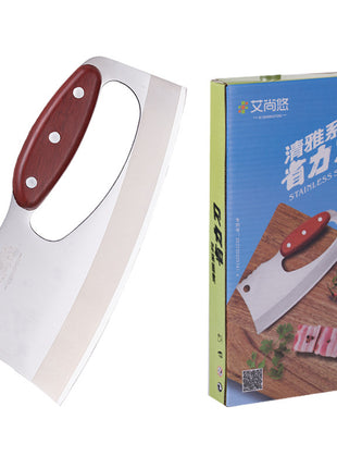 Cuchillo de cocina con mango de madera veteada Suministros de cocina