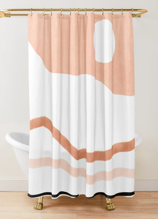 Sage Green Ombre Shower Curtain