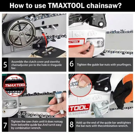 TMAXTOOL 62cc Powerful 20 Inch Gas Chainsaw