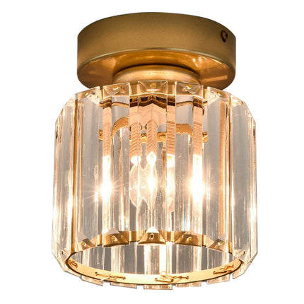 Lámpara de techo de pasillo de cristal nórdico con personalidad creativa