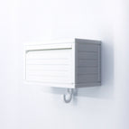 Striped Garage White