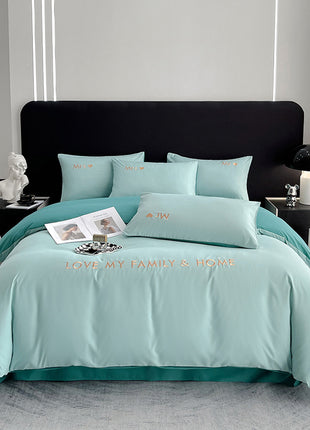 Cotton Color Block Bedding Set