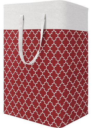 Large Striped Laundry Basket