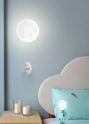 Children's Room Moon Wall Lamp Modern Minimalist