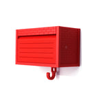Brick Pattern Garage Red