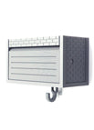 Brick Pattern Garage Gray