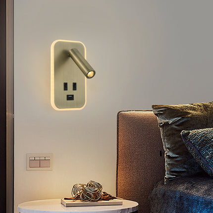 Modern Minimalist Master Bedroom Living Room Wall Lamp