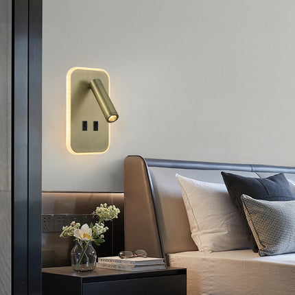 Modern Minimalist Master Bedroom Living Room Wall Lamp