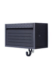 Brick Pattern Garage Black