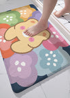 Colorful Flowers Bear / 40X60cm