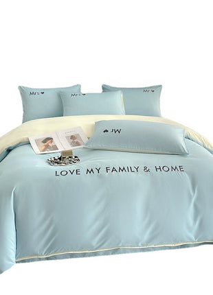 Cotton Color Block Bedding Set