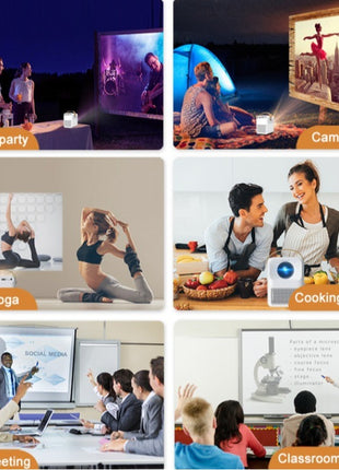 Home Ultra HD Mobile Phone Projector