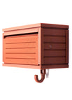 Striped Garage Brown
