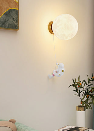 Children's Room Moon Wall Lamp Modern Minimalist
