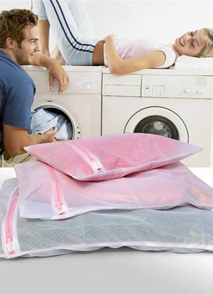 White Mesh Laundry Bag
