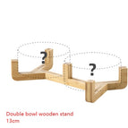 Wooden stand / Double frame / 13cm