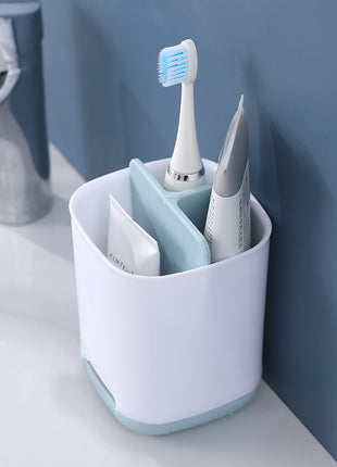 Bathroom Toothpaste & Cosmetic Organizer Shelf