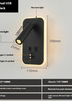 3W Warm Light / 3131 Dual USB Black