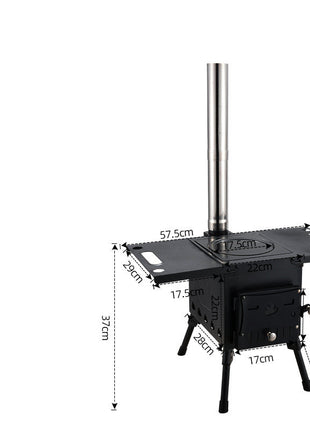 Portable Outdoor BBQ Wood Stove