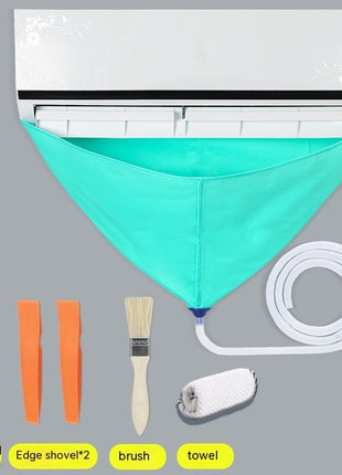 Funda impermeable para aire acondicionado, juego completo de herramientas de limpieza.