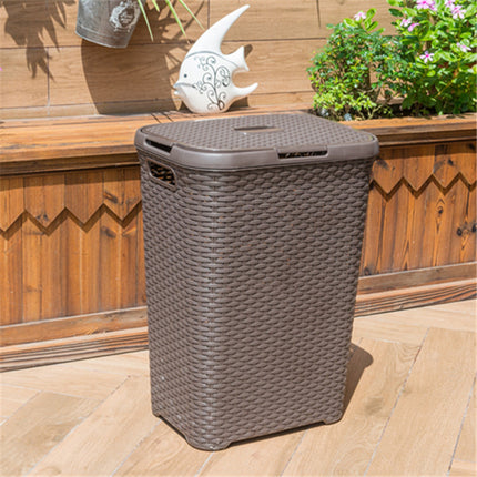 Plastic Rattan Woven Storage Anti-dirty Laundry