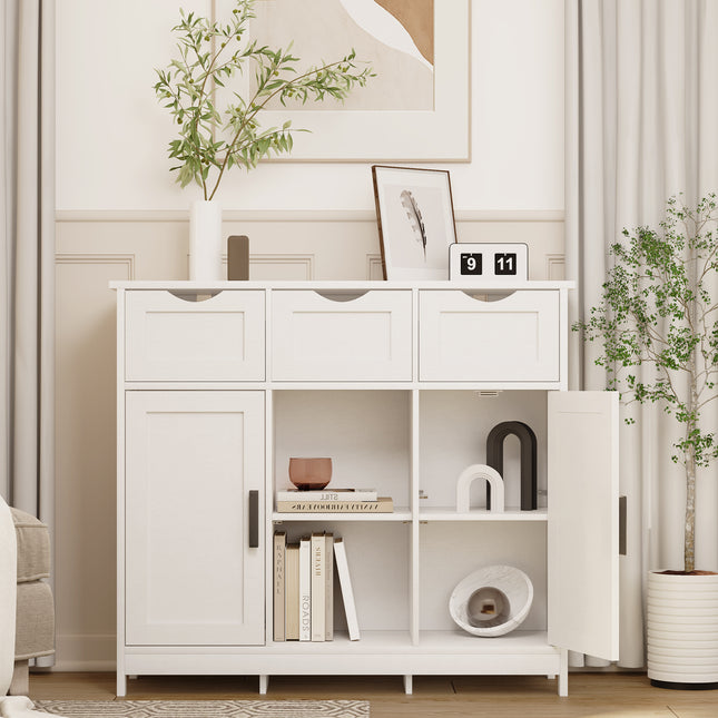 Cabinets With Drawers And Shelves, Living Room, Bedroom