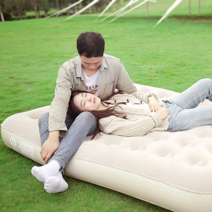 Cama flotante plegable con flocado engrosado