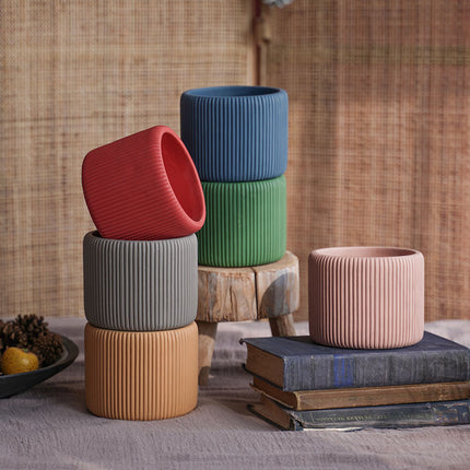 Creative Morandi Color Succulent Cylindrical Flower