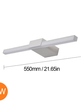 Espejo de baño de estilo nórdico con iluminación LED