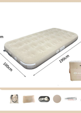 Cama flotante plegable con flocado engrosado