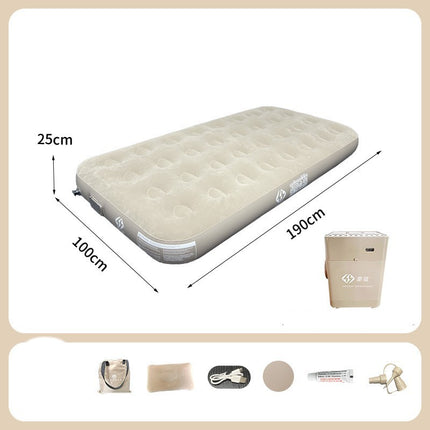 Cama flotante plegable con flocado engrosado