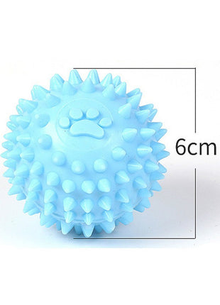 Juguete masticable para perros, pelota de goma interactiva