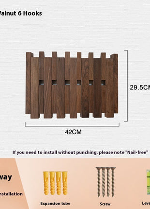 Wall-Mounted Coat Hooks
