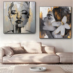 A B set / 100x100cm