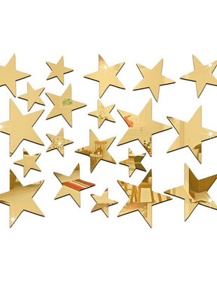 Star Mirror Wall Stickers