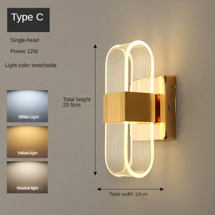 Nordic Gold Wall Lamp