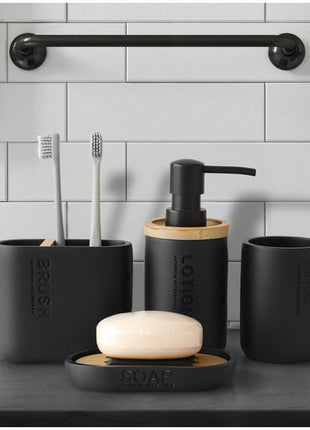 4-Piece Resin Bathroom Set