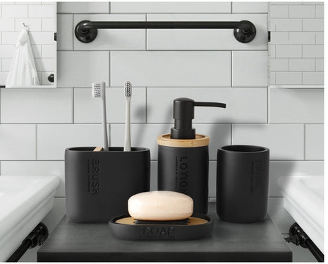 4-Piece Resin Bathroom Set