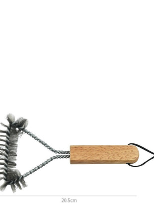 Oak Handle BBQ Wire Cleaning Brush