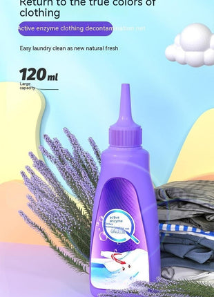 Detergente para ropa con enzimas activas