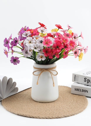 Artificial Spring Grass Flowers Decor