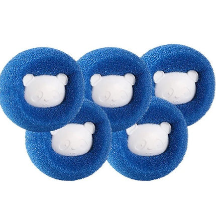 Washing Machine Cleaning Clothes Sponge Ball Magic Decontamination Anti-winding Hair Sticking Laundry