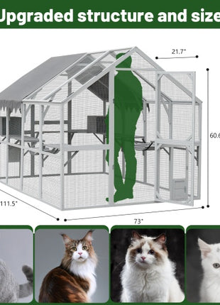 Large Outdoor Cat Enclosure