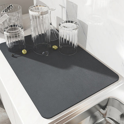 Skin Drain Pad Rubber Dish Drying Mat Super Absorbent Drainer