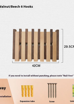 Wall-Mounted Coat Hooks